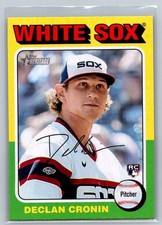 2024 Topps Heritage #337 Declan Cronin Rookie Card White Sox
