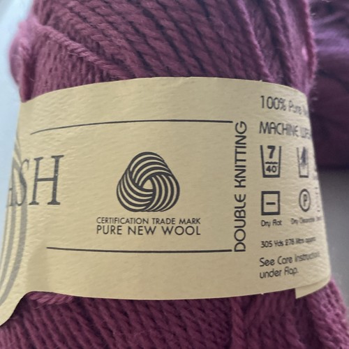Jarol Super Wash DK 100% Wool 5x100g 2 Dye Lots Very Soft Knitting Wool/Yarn - Picture 5 of 10