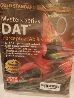 DAT PAT Masters Series (Perceptual Ability Test), Strategies and Practice for th