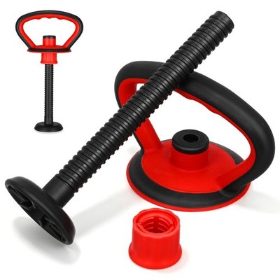 Kisangel Adjustable Kettlebell Handle with Base Nut for 40 Lb Weight Plates A...