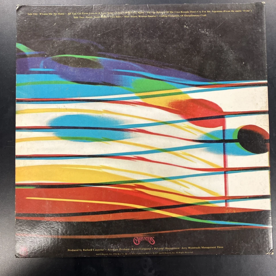 Carpenters – Passage (1977) Vinyl Record A&M SP-4703 - Image 2 of 4