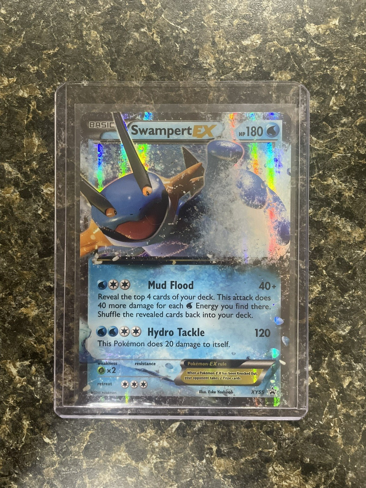 Pokémon XY Black Star Promo -Swampert EX- XY55