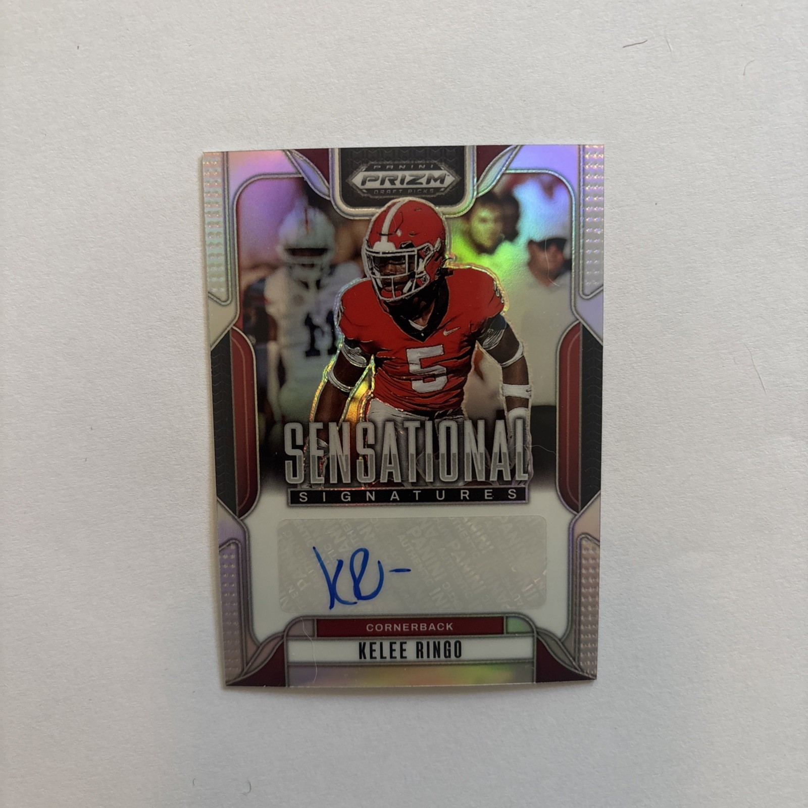 Panini ’25 Prizm Draft Picks Kelee Ringo Sensational Signatures #SS-KLR Auto