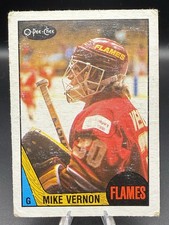 1987-88 O-Pee-Chee Mike Vernon #215 Rookie RC HOF