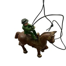 Vintage Cast Iron Horse and Coach
