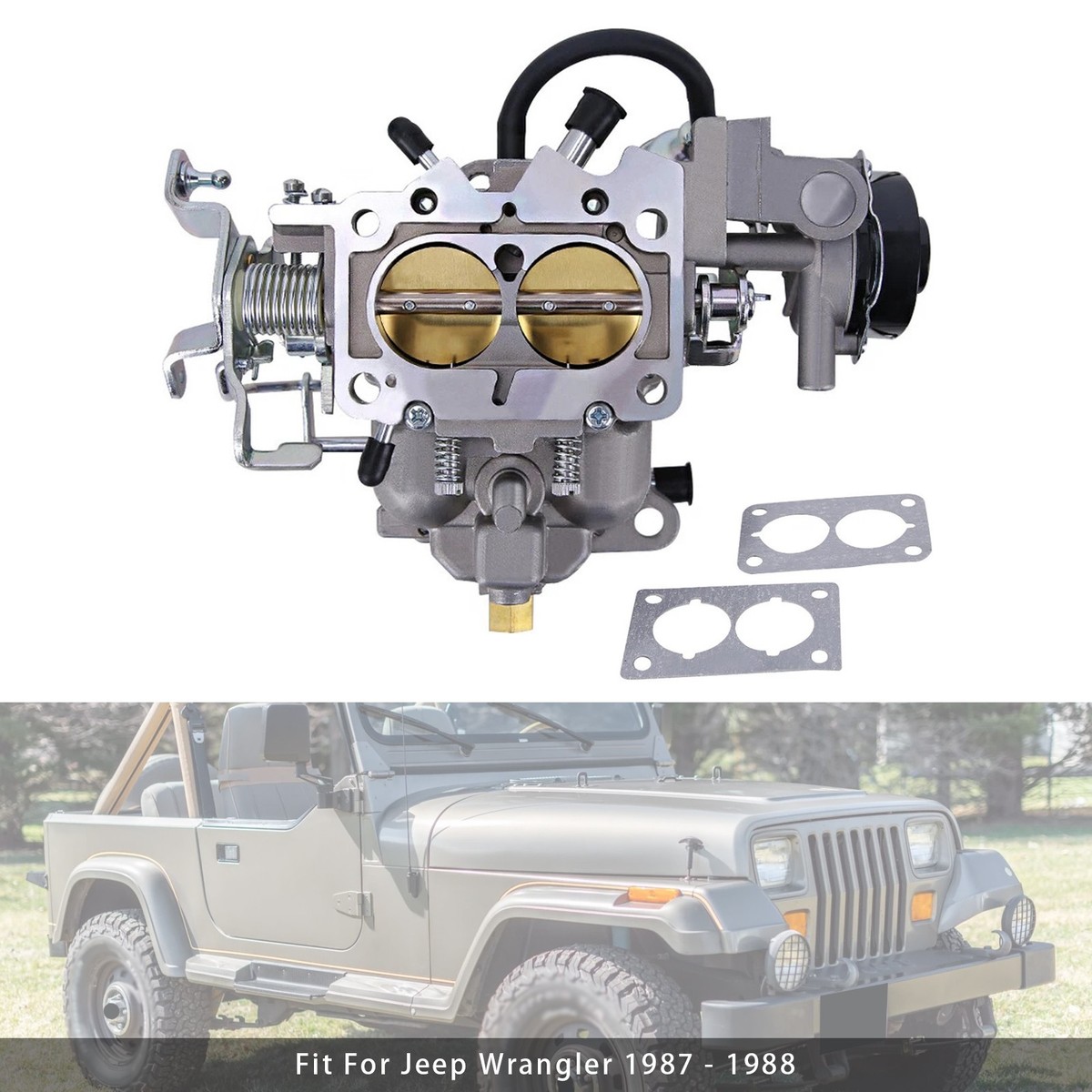 2 BBL Carburetor 1806449 For Jeep 258 4.2L CJ5 CJ7 1979-86