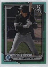 2024 Bowman Chrome Prospects Aqua Refractor /125 Jacob Gonzalez #BCP-242 19yg