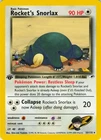 Rocket's Snorlax - 1st Edition - 33/132 Gym Heroes - WOTC - Pokémon TCG - 2000