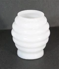1890s MINIATURE BEEHIVE CIGAR LIGHTER / LITTLE BEAUTY OIL LAMP MILK GLASS SHADE
