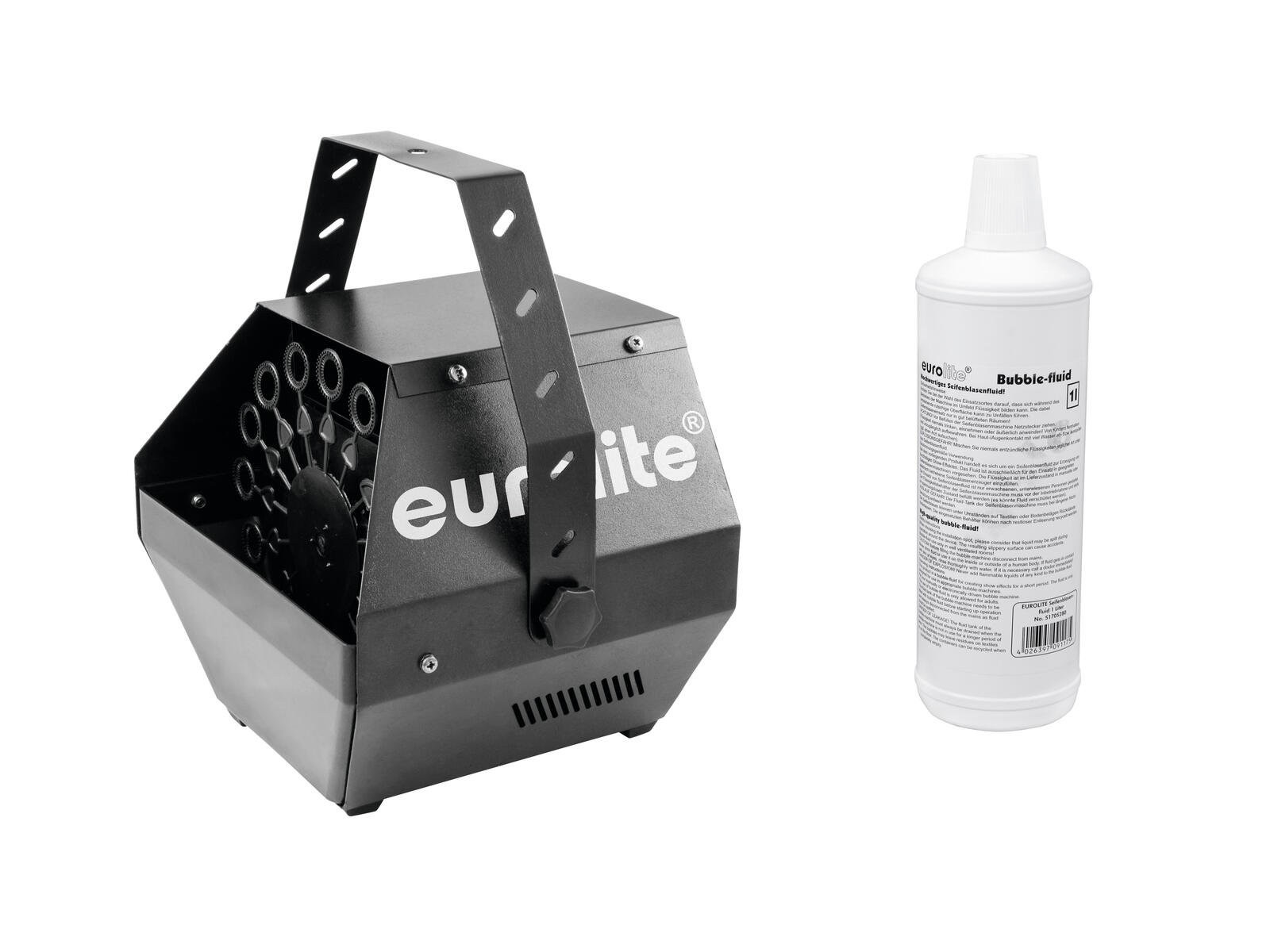 Set Macchina Bolle di Sapone DMX Eurolite + 1L Liquido | Party Indimenticabili