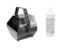 EUROLITE Set Macchina per Bolle di Sapone DMX con Liquido 1L - Proiezioni Profes