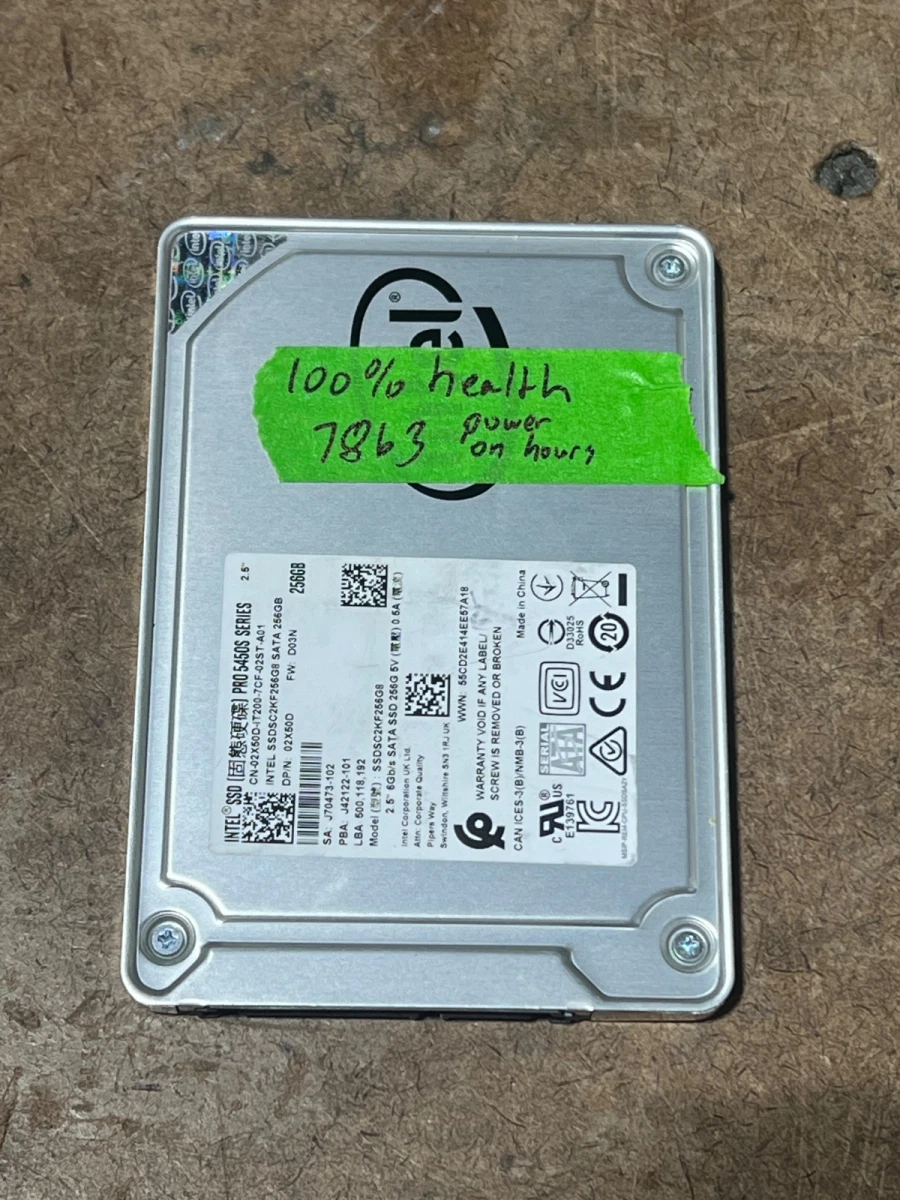 Intel 256 GB Solid State Drives 2.5 in Form Factor for sale | eBay