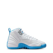 Air Jordan Retro 12 GS White / University Blue Sneakers 153265-112 New