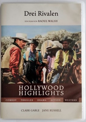 Drei Rivalen (1955) Clark Gable, Jane Russell, Robert Ryan, Western, DVD, gebr.