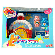 Play Along Care Bears Care-a-lot Schoolhouse Playset w/ Cheer Bear  Champ
