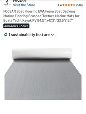Boat Flooring EVA Foam Boat Decking Marine Flooring Marine Mat Sheet 94.5x47.2