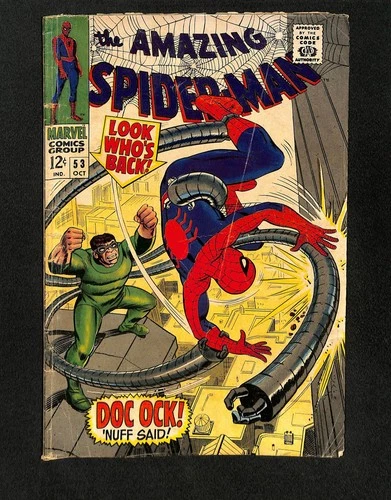 Amazing Spider-Man #53 VG 4.0 Doctor Octopus Appearance! Key Issue! Marvel 1967