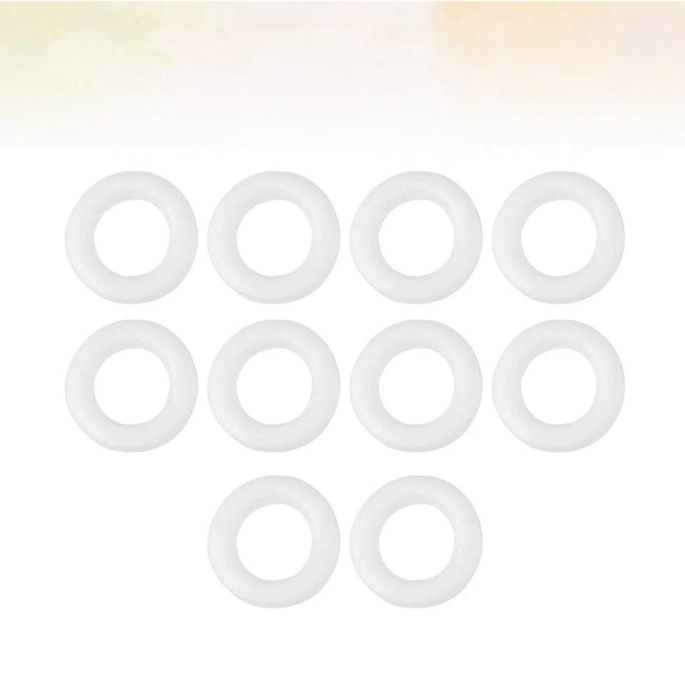 30 Stück Bastelkranz, Bastelring aus Styropor für DIY Weihnachten, - Bild 2 von 4