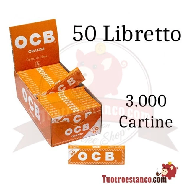 3.000 Cartine OCB Orange Arancione 70 mm + 3.000 FILTRI Doberman 6 x 15mm - Imagen 3 de 4