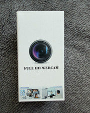 Full HD 1080p USB Webcam, Noise Reduction, Built-In Microphone, Black