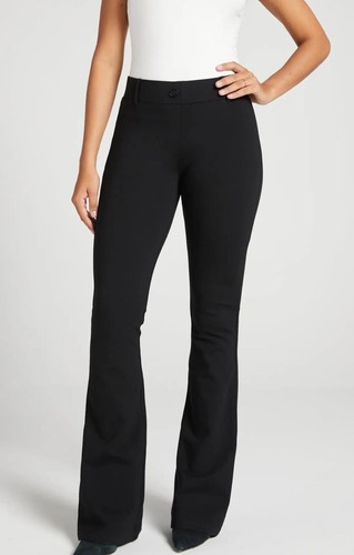 Betabrand Pants Womens 2XL Black Dress Yoga Pull On Bootcut Career Office Casual