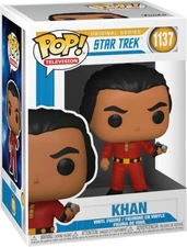 Pop! Tv Star Trek Khan #1137 Vinyl Figure Funko