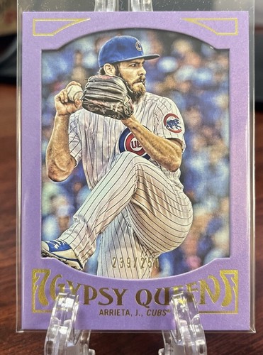 2016 Topps Gypsy Queen #30 Jake Arrieta gerahmt lila #/250
