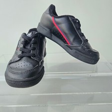 Adidas Originals Toddler Kid'sSz 8K Continental 80 Sneakers Pull-On G28217 Black