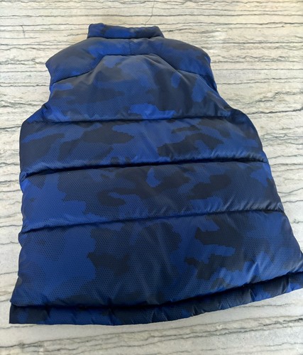 Polo Ralph Lauren Boys Reversible Down Puffer Vest Blue Camo/Navy Size M 10-12 - Picture 8 of 11