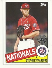  2020 TOPPS BASEBALL - STEPHEN STRASBURG - 1985 35th ANNIVERSARY - #49  NATIONAL