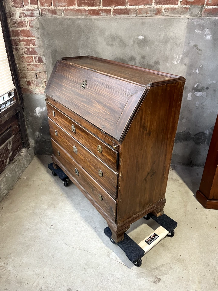 Antigua oficina de pino sueco del norte de Europa inclinada recepción Foto 4 de 4