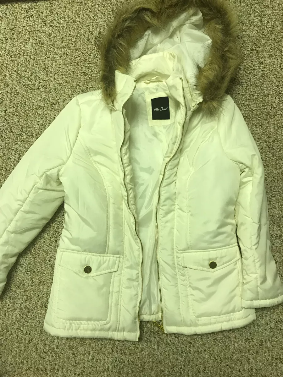 Girl s Me Jane Ivory White Girls Jacket Size 12 eBay