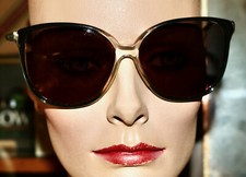Colors in Optics Sanford Hutton black clear oversize sunglasses