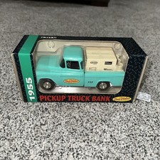 Vintage 1993 Ertl True Value Hardware 1:25 Die Cast 1955 Chevy Pickup Truck Bank