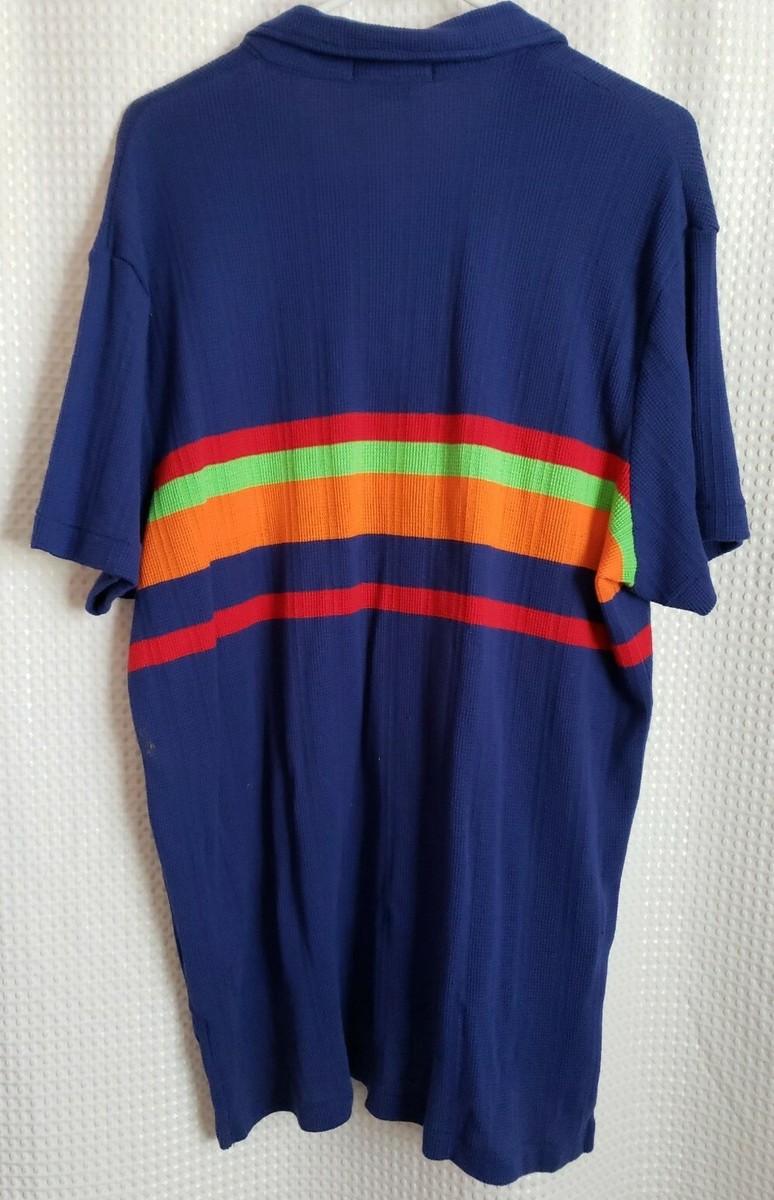 Polo Ralph Lauren Men's XL Rainbow Stripe Polo Shirt JOBS LANE