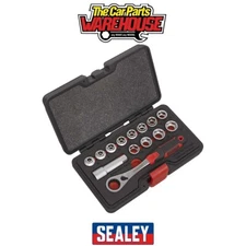Sealey AK6926 Premier Low Profile Go-Through Socket Set 14pc