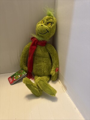 19  How The Grinch Stole Christmas 65th Anniversary Light Up Plush w/Tags By Ruz