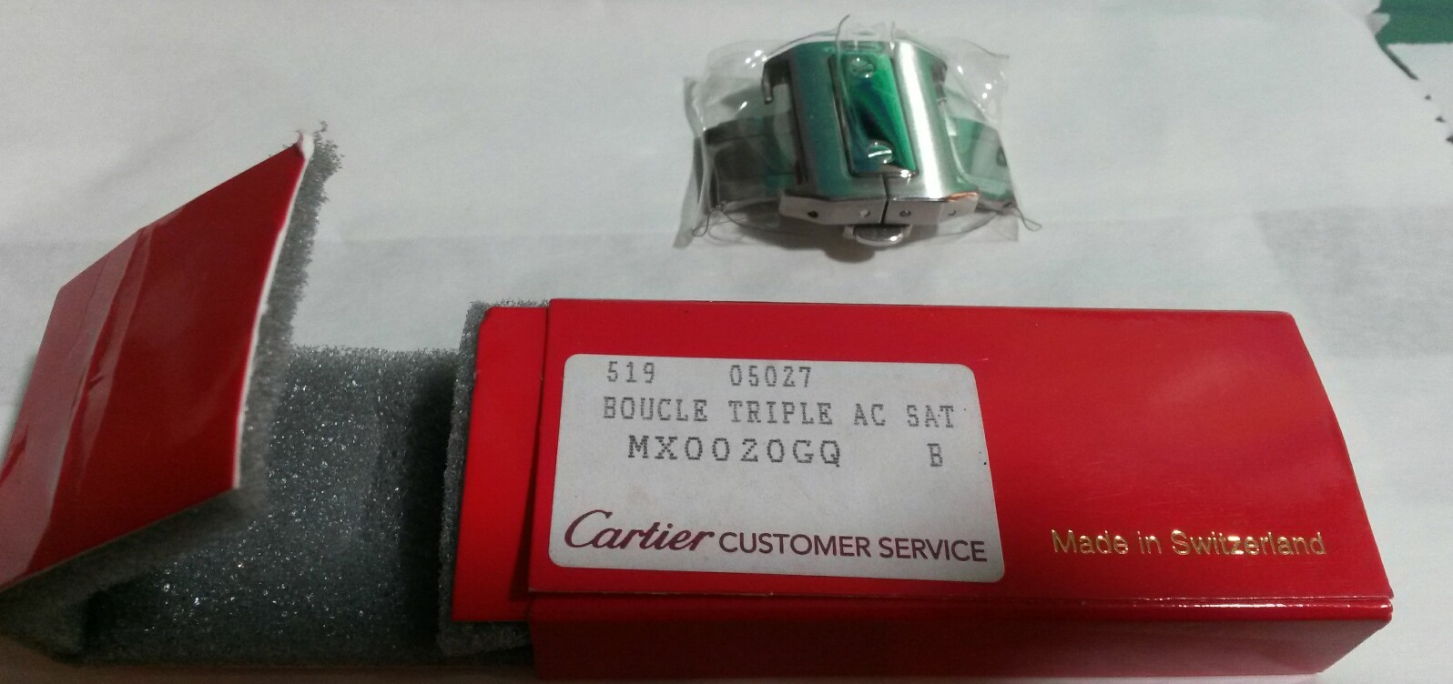 Cartier Santos 100 Folding Steel Buckle
