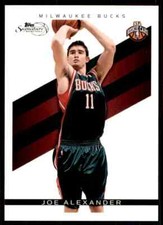 2009-10 Topps Signature RC Rookie Joe Alexander 2242/2325 Milwaukee Bucks