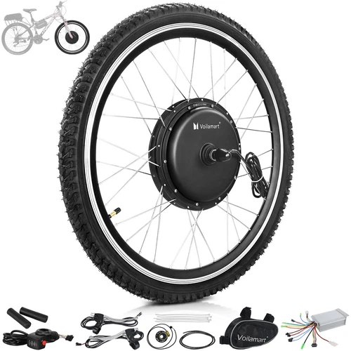 Voilamart 26" 36V Electric Bike Bicycle Conversion Kit Front Wheel E-Bike Motor