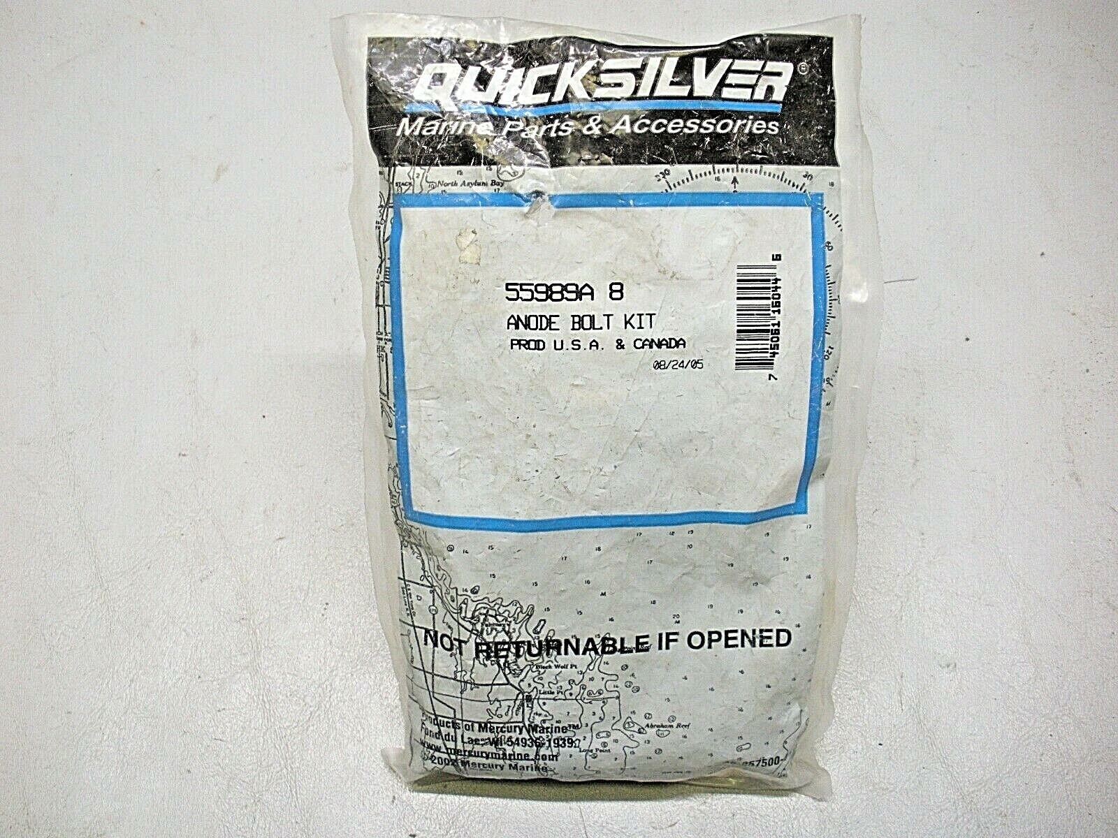 Kit De Boulons D'anode Pour Cardan MerCruiser Alpha Bravo - Références 55989A8, 55989A1, 97-8M0030655 - Neuf