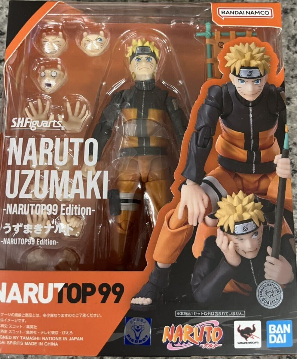 NARUTO TOP 99 フィギュア 6体セット Bandai S.H.Figuarts Naruto Uzumaki NARUTOP99 Edition Action Figure