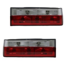 Rückleuchten Heckleuchten Klarglas für BMW E30 Bj. 82-87 Rot/Chrom