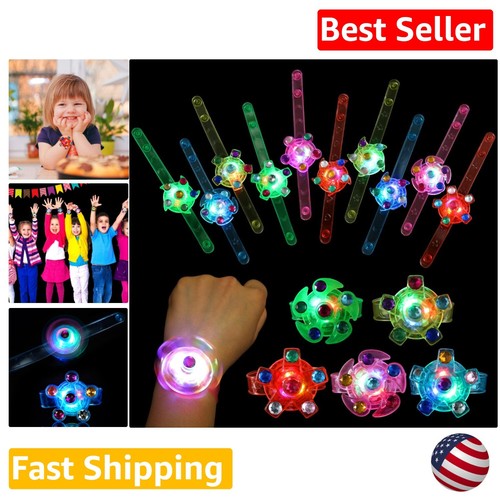 LED Light Up Bracelets - 24 Pack Party Favors for Kids Birthday Easter Classroom