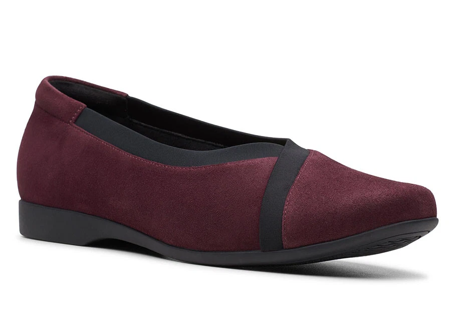 Nuovo con scatola Scarpe da donna Clarks Un Darcey ballerine ballerine in pelle