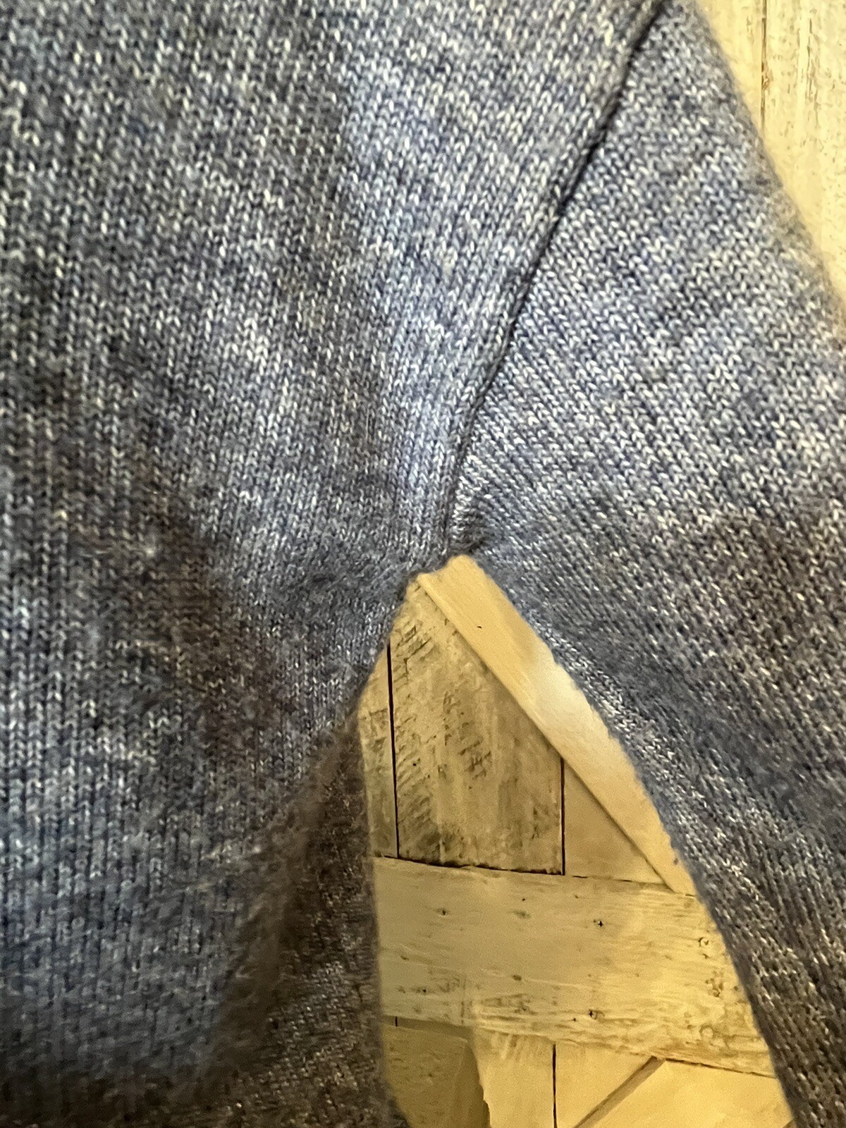 Talbots Woman’s Collared Pullover Blue Heather Br… - image 5