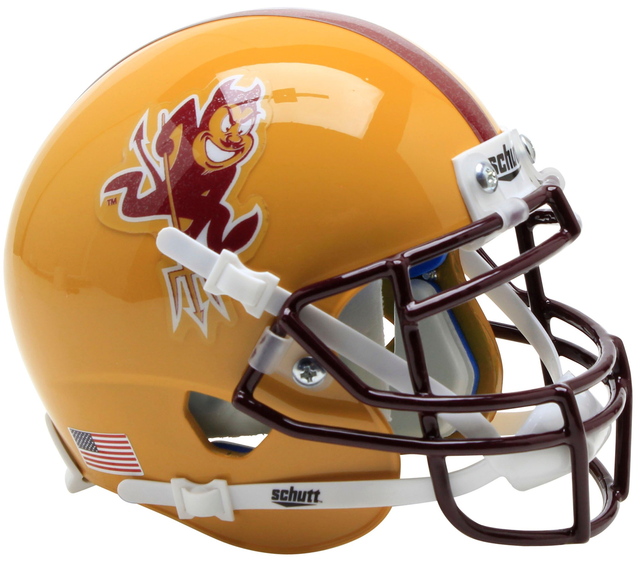 Schutt Arizona State Sun Devils Mini Authentic Football Helmet for sale
