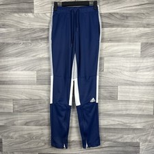 Adidas Jogger Sweatpants Women S Blue Elastic Waist Drawstring Activewear Lounge