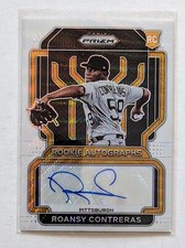 2022 Panini Prizm Roansy Contreras White Wave Rookie Autographs Auto /50 #RA-RY