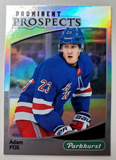2019-20 PARKHURST PROMINENT PROSPECTS ADAM FOX NEW YORK RANGERS #PP-14